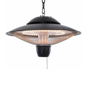 Sunred Heater Barcelona Bright Hanging Black 1500 Watt