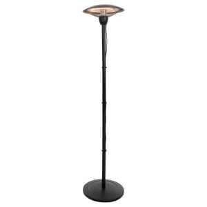 Sunred Heater Barcelona Bright Standing Black 1500 Watt