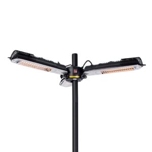 Sunred Heater Bright Parasol Black/Silver 2000 Watt
