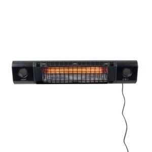 Sunred Heater Sun and Sound Ultra Wall Black 2000 Watt